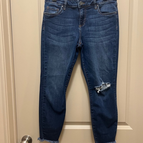 Women's Kut from the Kloth Donna High Rise Ankle Skinny Denim Jeans Size 6 - Picture 1 of 5
